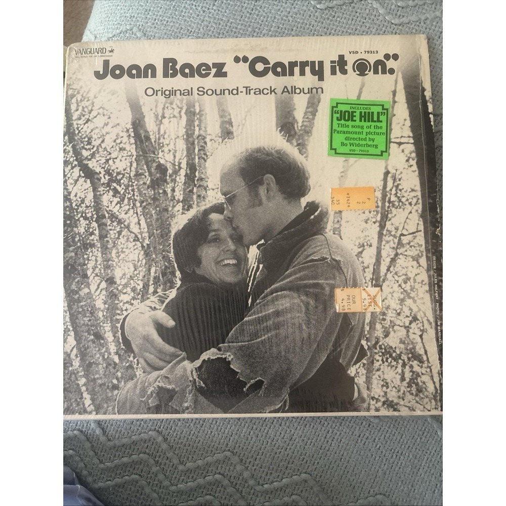 Rare Joan Baez Near Mint Stereo Lp - Carry It On Soundtrack - Vanguard 1971